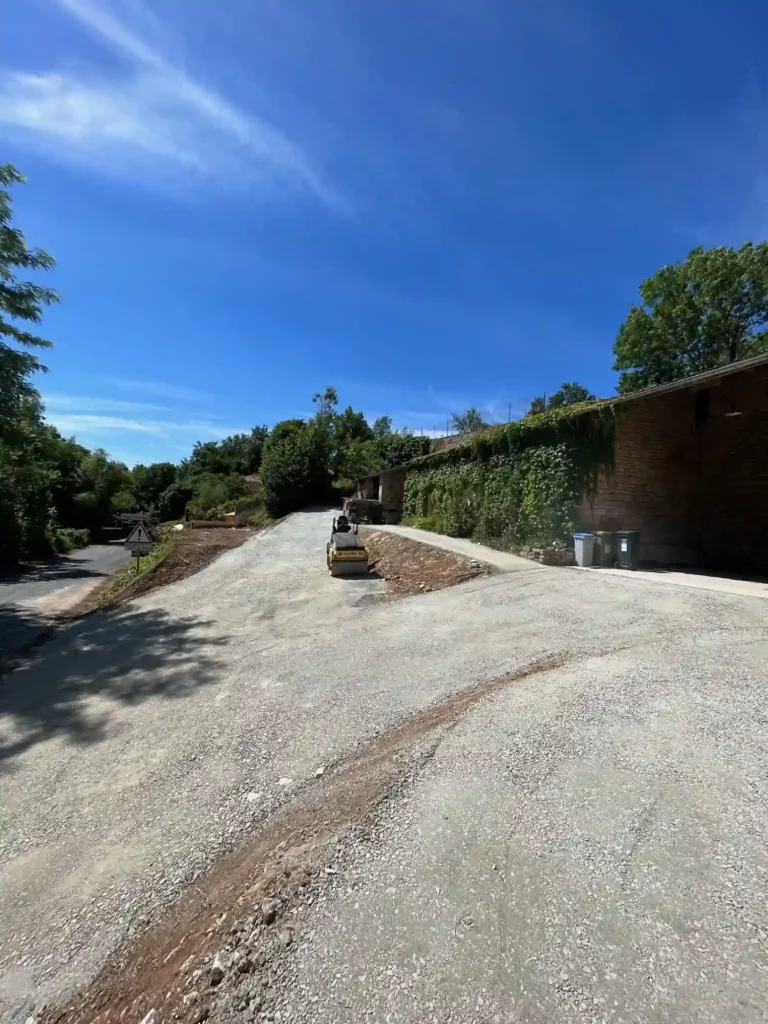 Terrassement dans les Deux-Sèvres